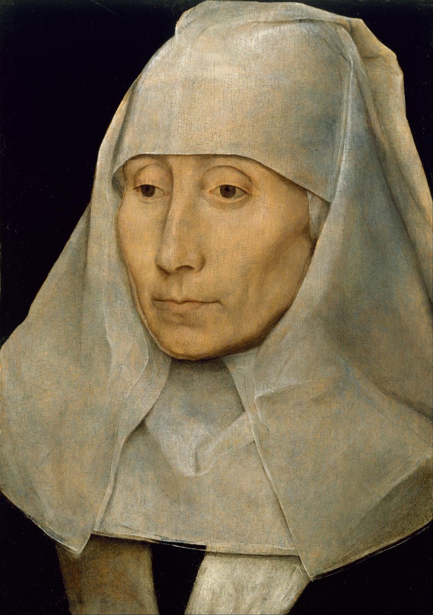 Portræt af en gammel kvinde af Hans Memling