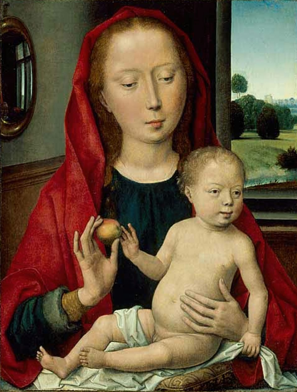 Jomfru og barn, 148590. af Hans Memling