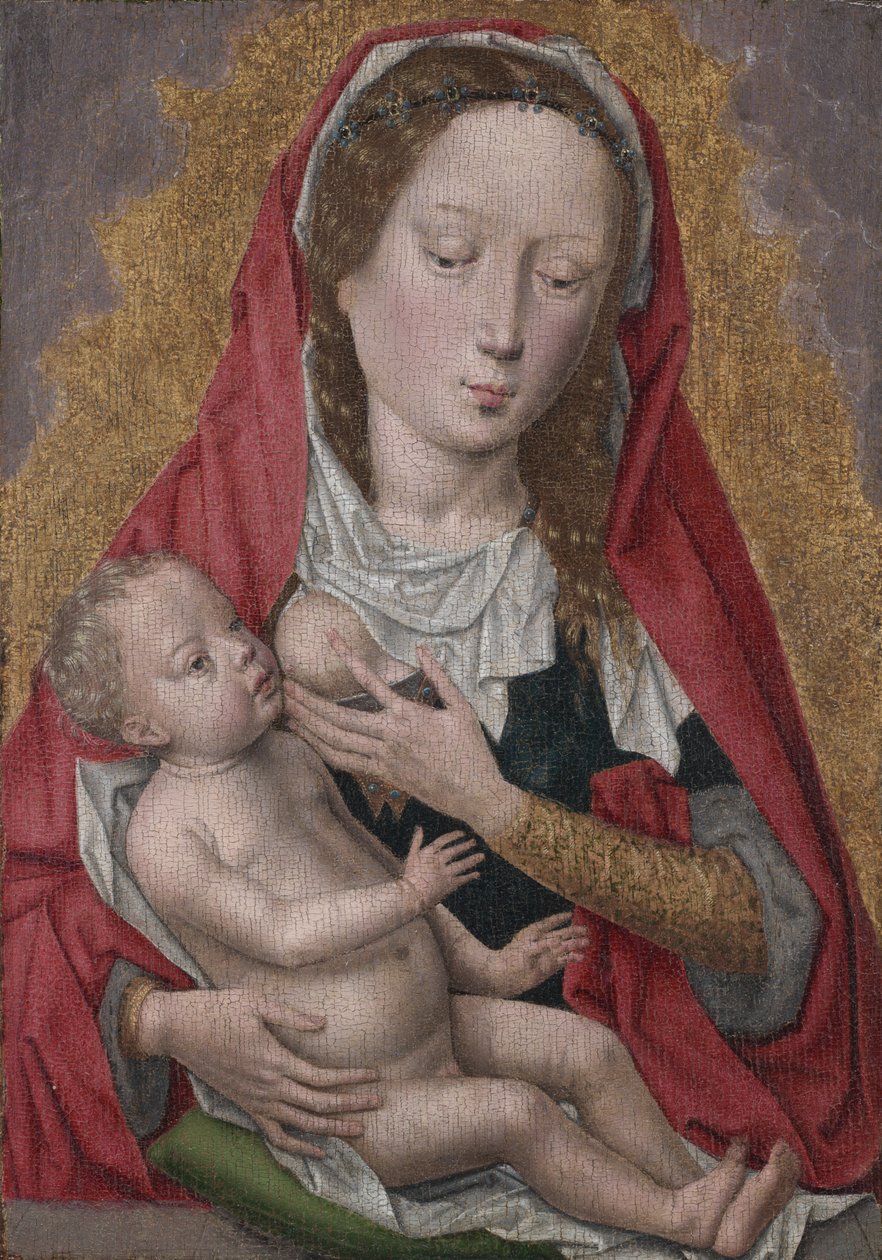 Jomfru og barn, ca. 1470-1480. af Hans Memling