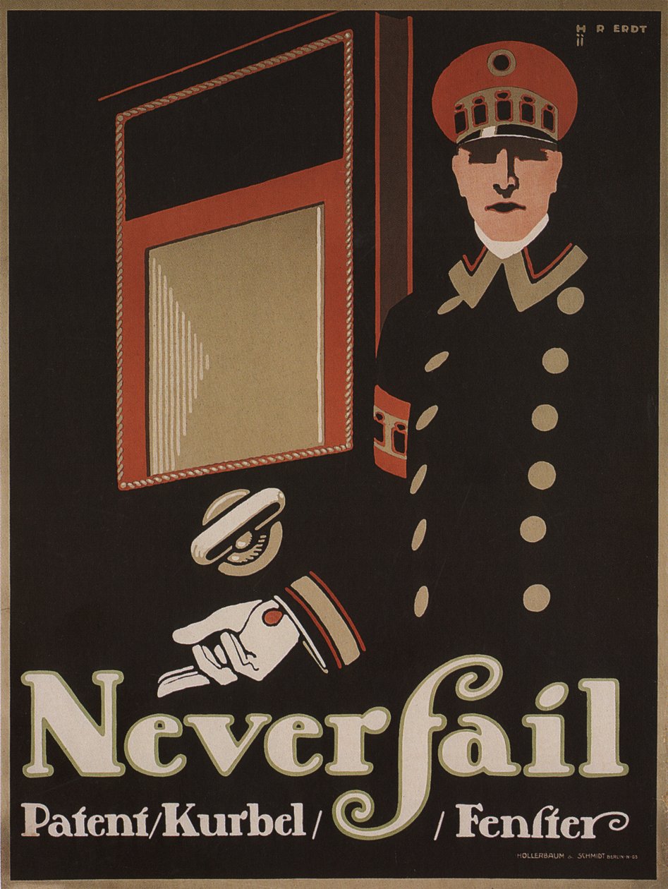Mislykke aldrig windows, 1911 af Hans Rudi Erdt