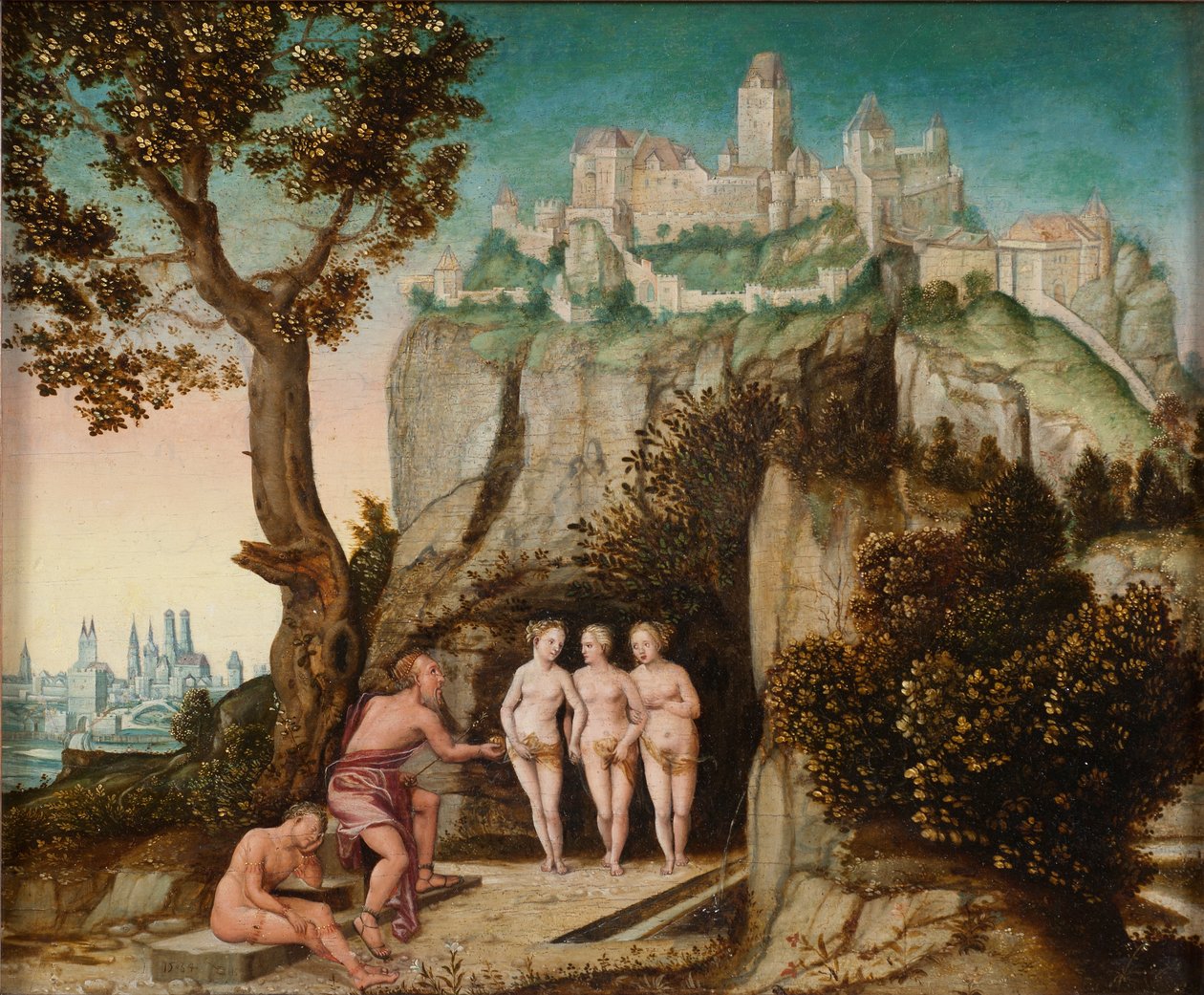 The Judgment of Paris, c.1540-60 af Hans Schöpfer