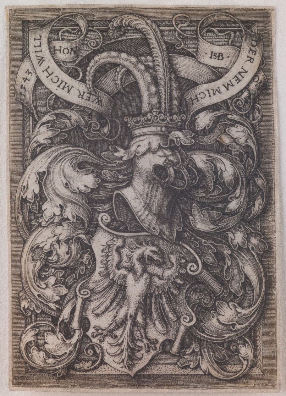 Våbenskjold med en ørn af Hans Sebald Beham