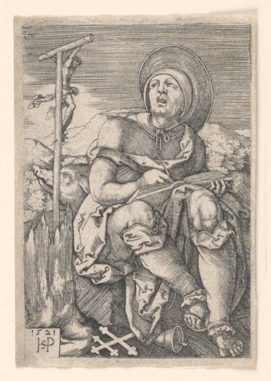 Sankt Antonius Eremitten af Hans Sebald Beham