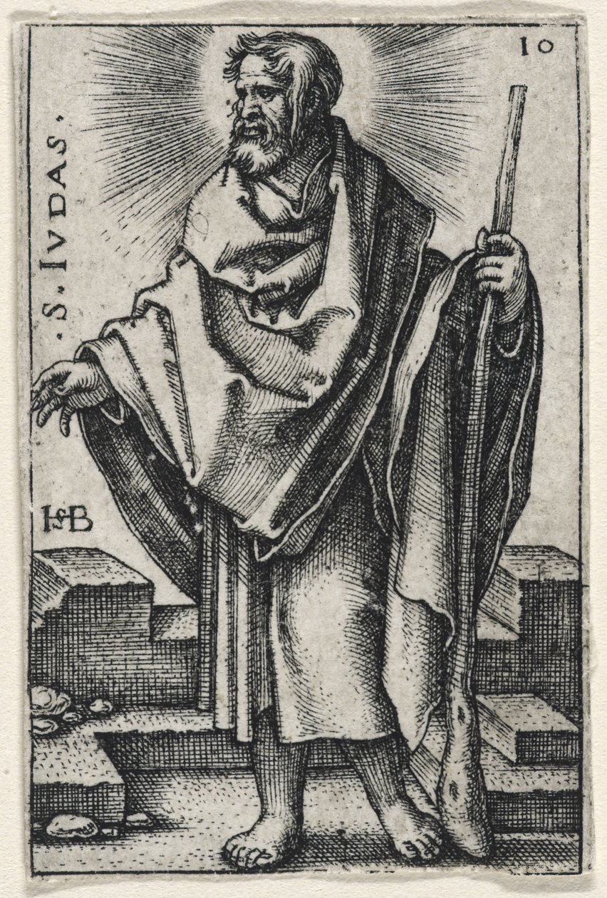Sankt Judas Thaddeus, 1541-46 af Hans Sebald Beham