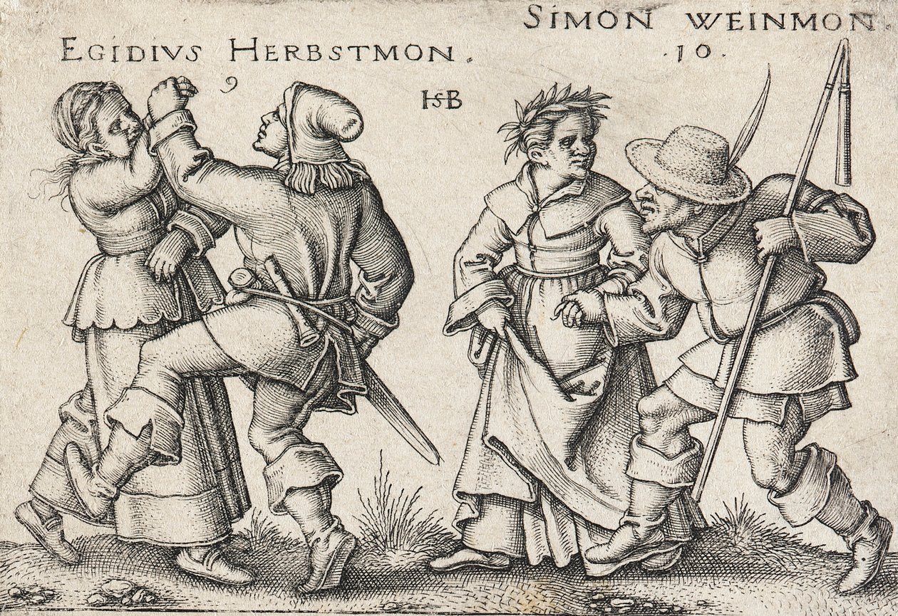 September og oktober af Hans Sebald Beham