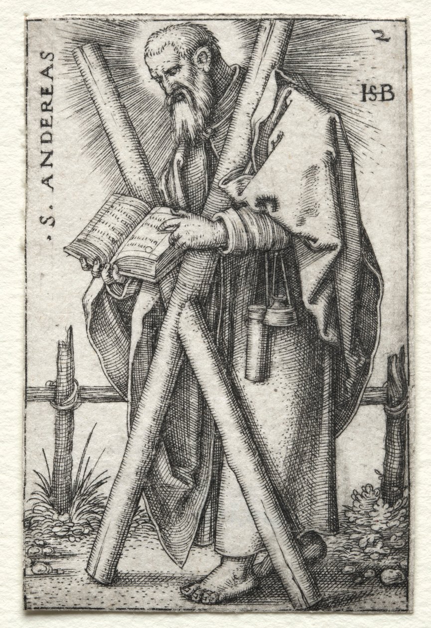 St. Andrew, 1545-1546. af Hans Sebald Beham