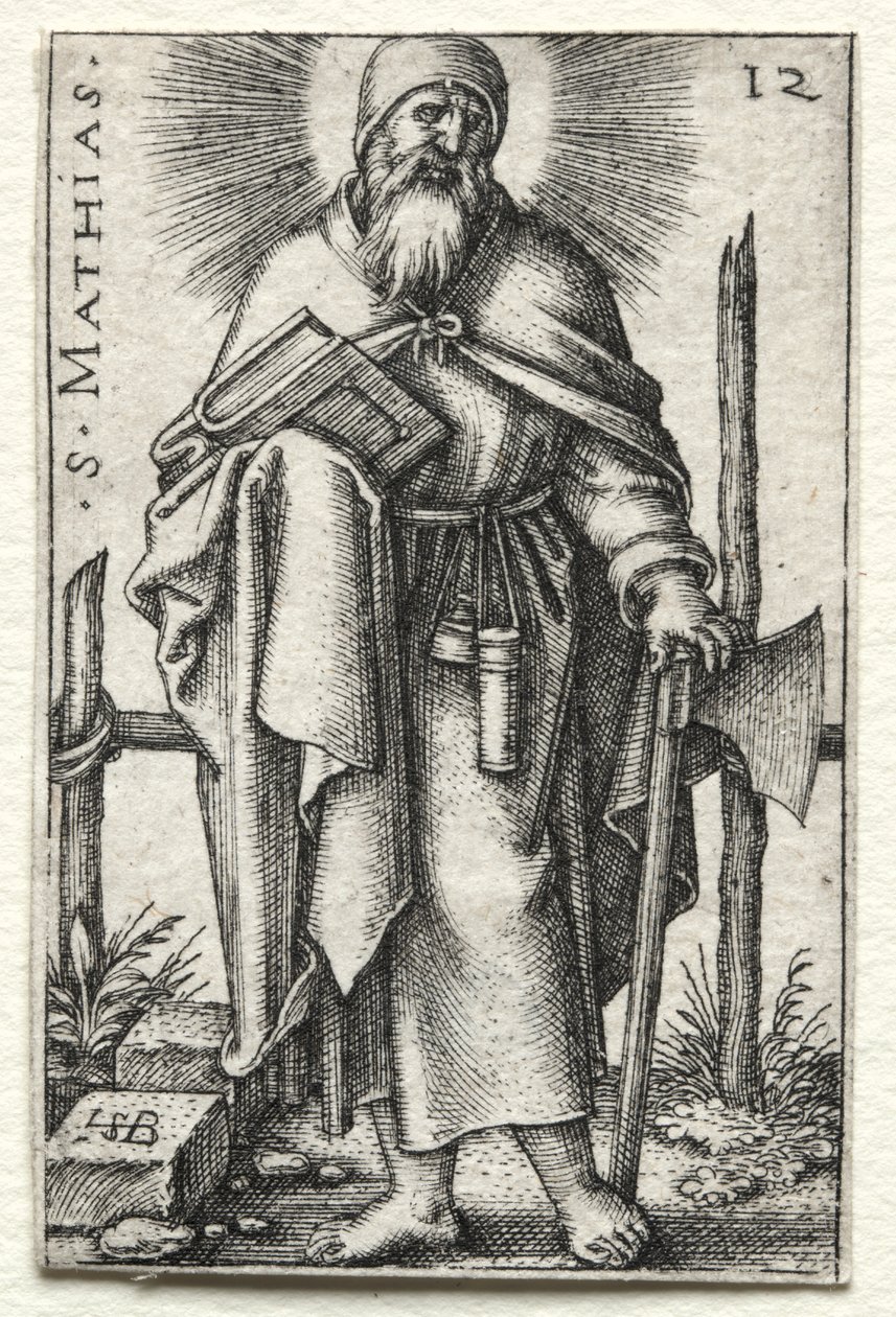 St. Matthew af Hans Sebald Beham
