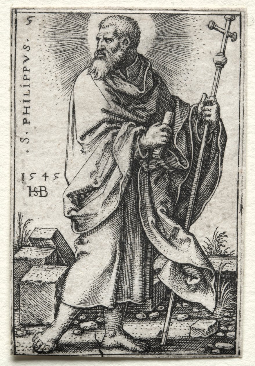 Skt. Philip, 1545-1546. af Hans Sebald Beham