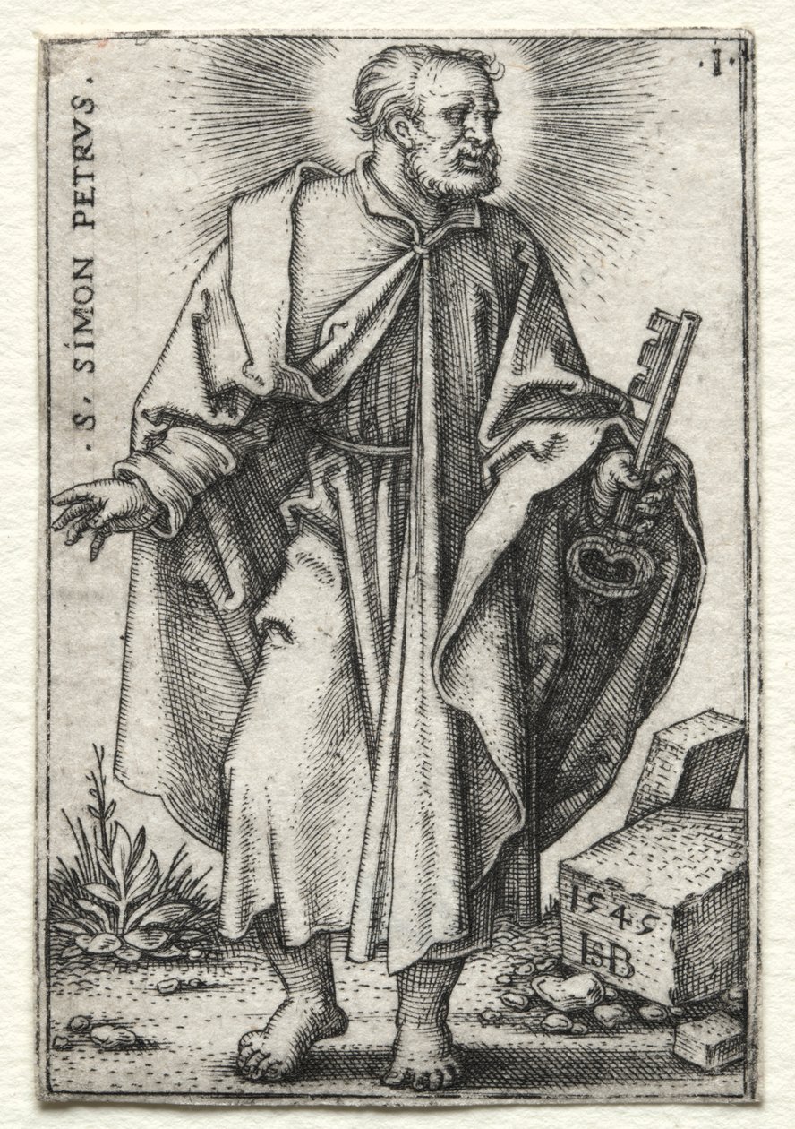 Sankt Simon Peter af Hans Sebald Beham