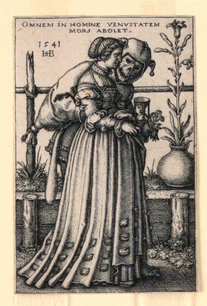 Fruen og Døden af Hans Sebald Beham