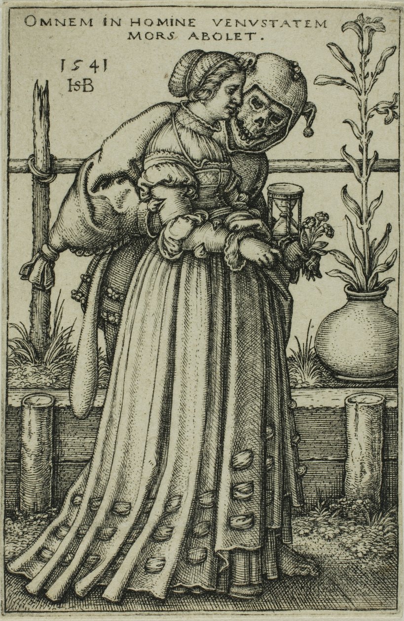Fruen og Døden af Hans Sebald Beham