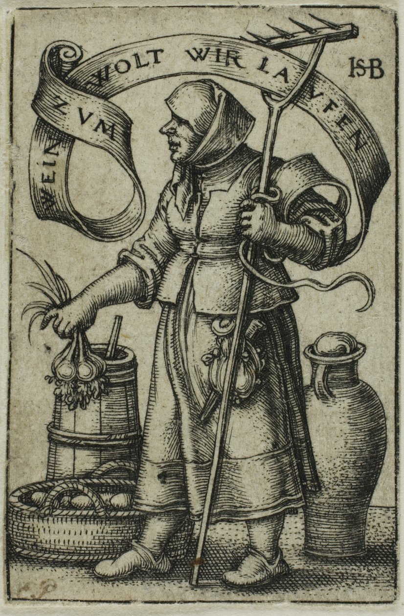 Markedskvinden af Hans Sebald Beham