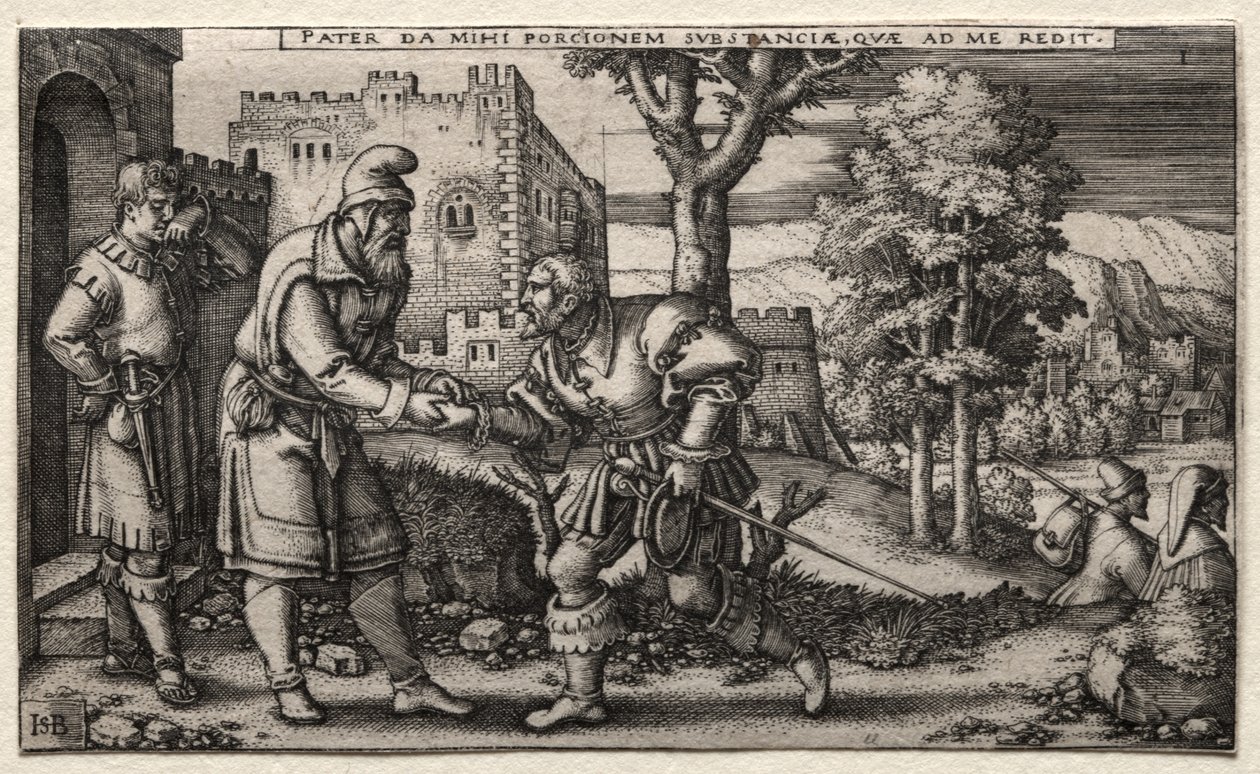 Den fortabte søn. af Hans Sebald Beham