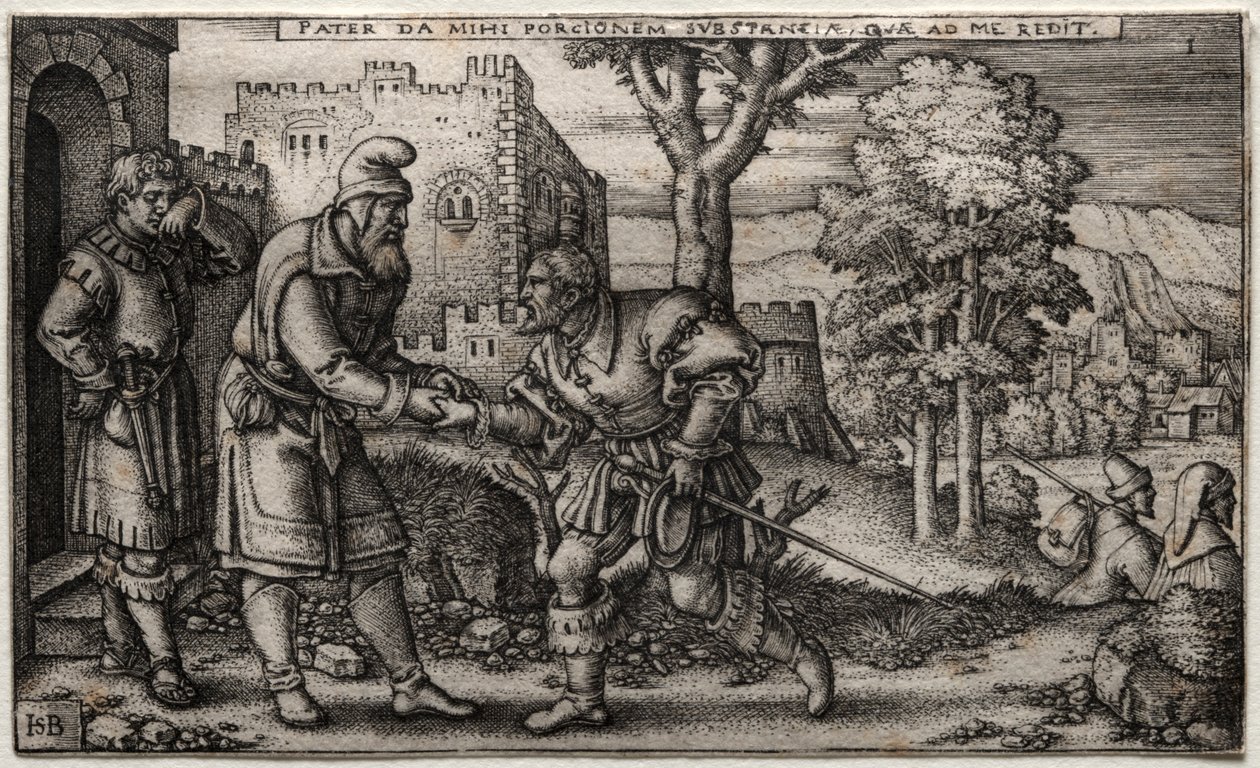 Den fortabte søn. af Hans Sebald Beham
