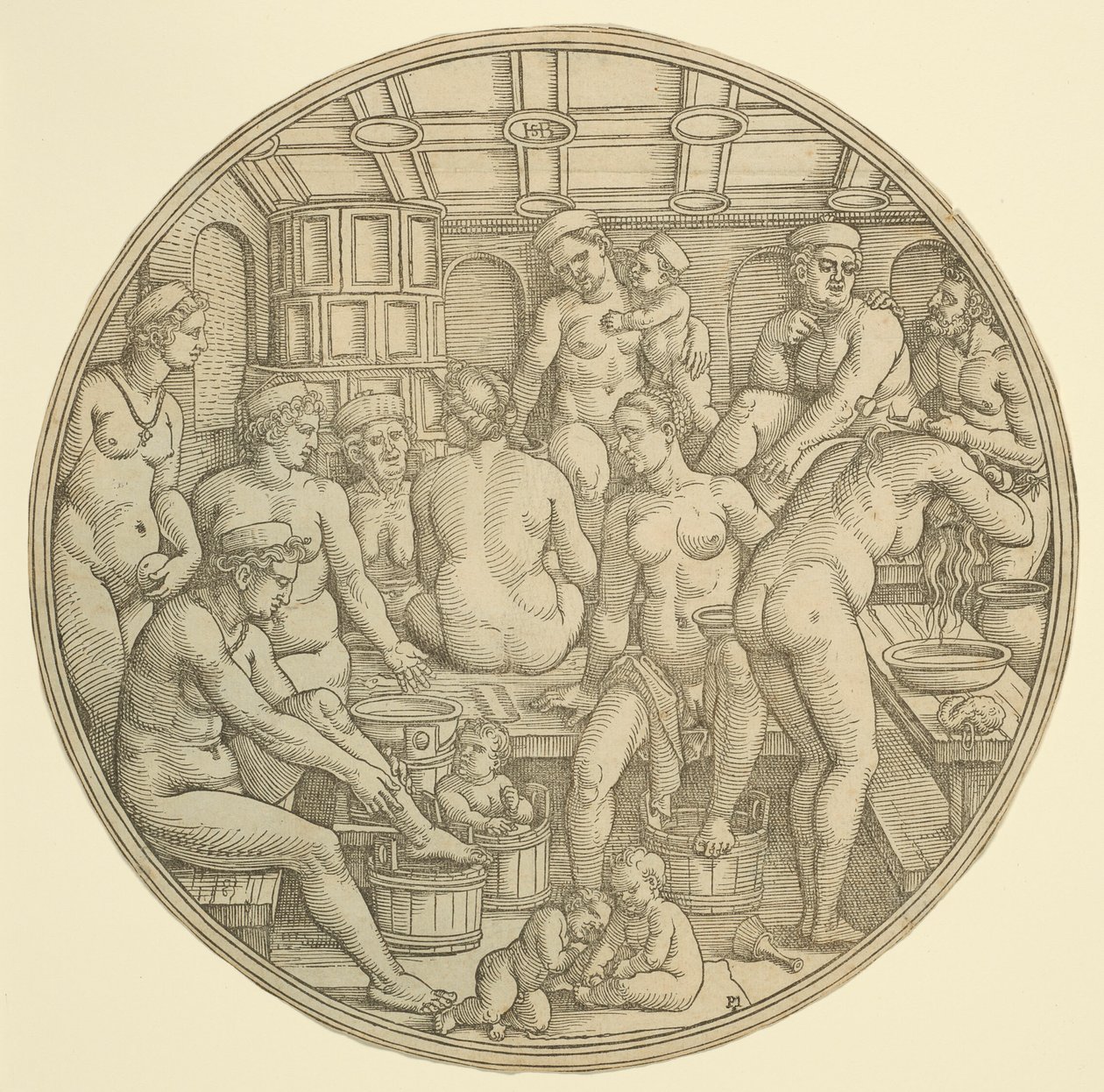 Kvindernes bad af Hans Sebald Beham