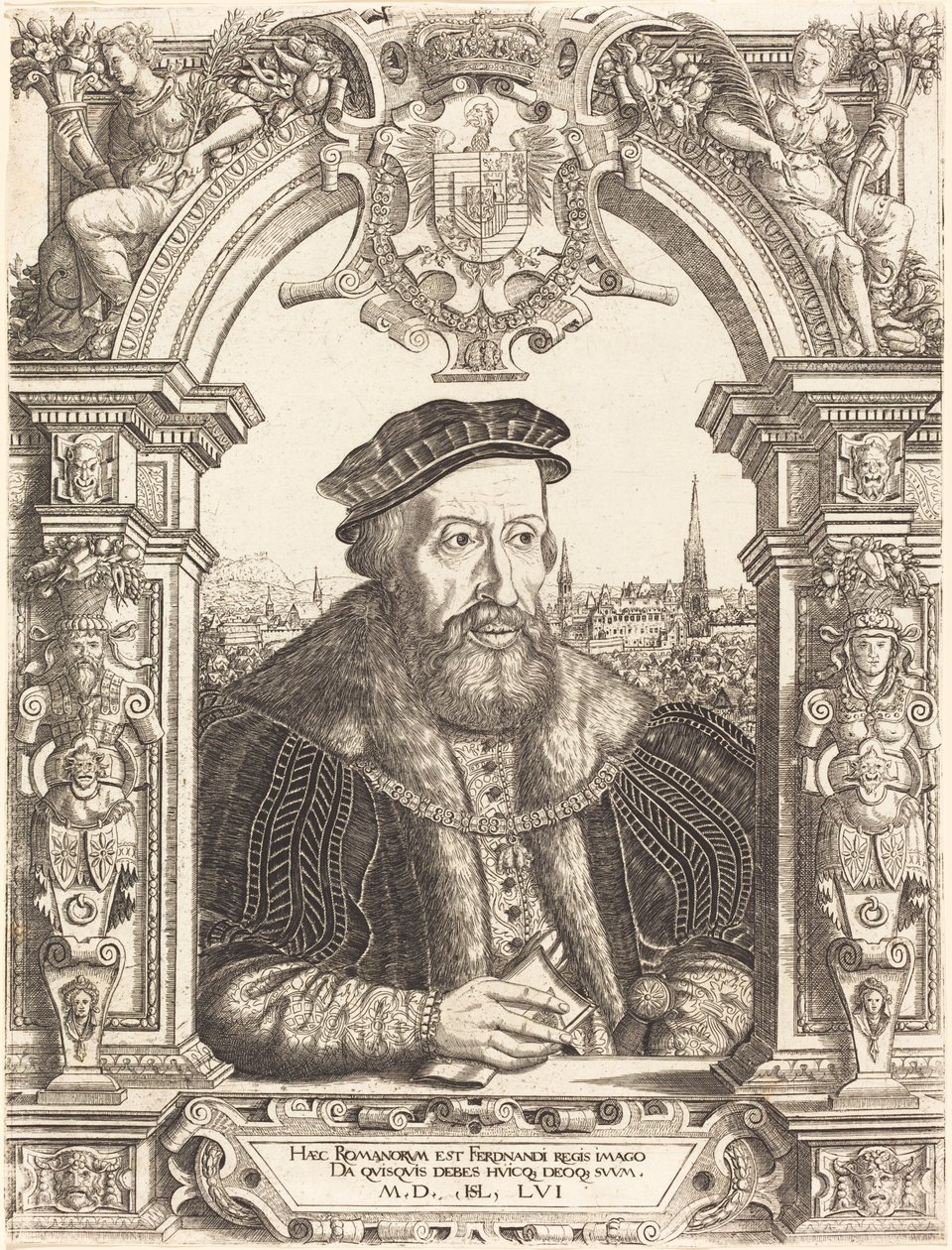 Ferdinand I, 1556. af Hans Sebald Lautensack