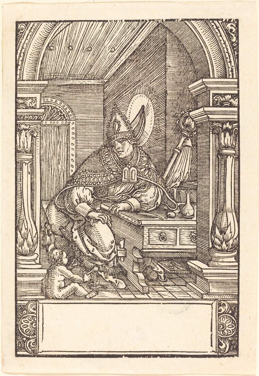 Saint Augustine af Hans Springinklee