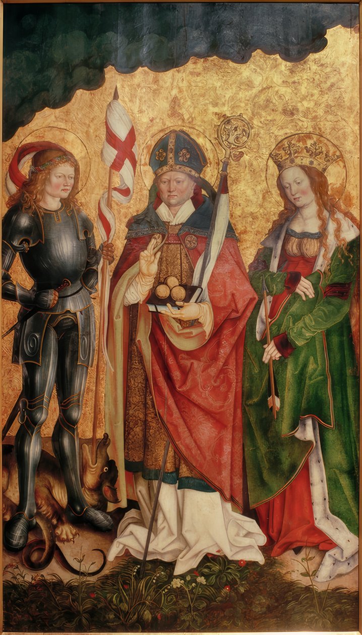 St. George, Nicholas, Ursula af Hans Strüb