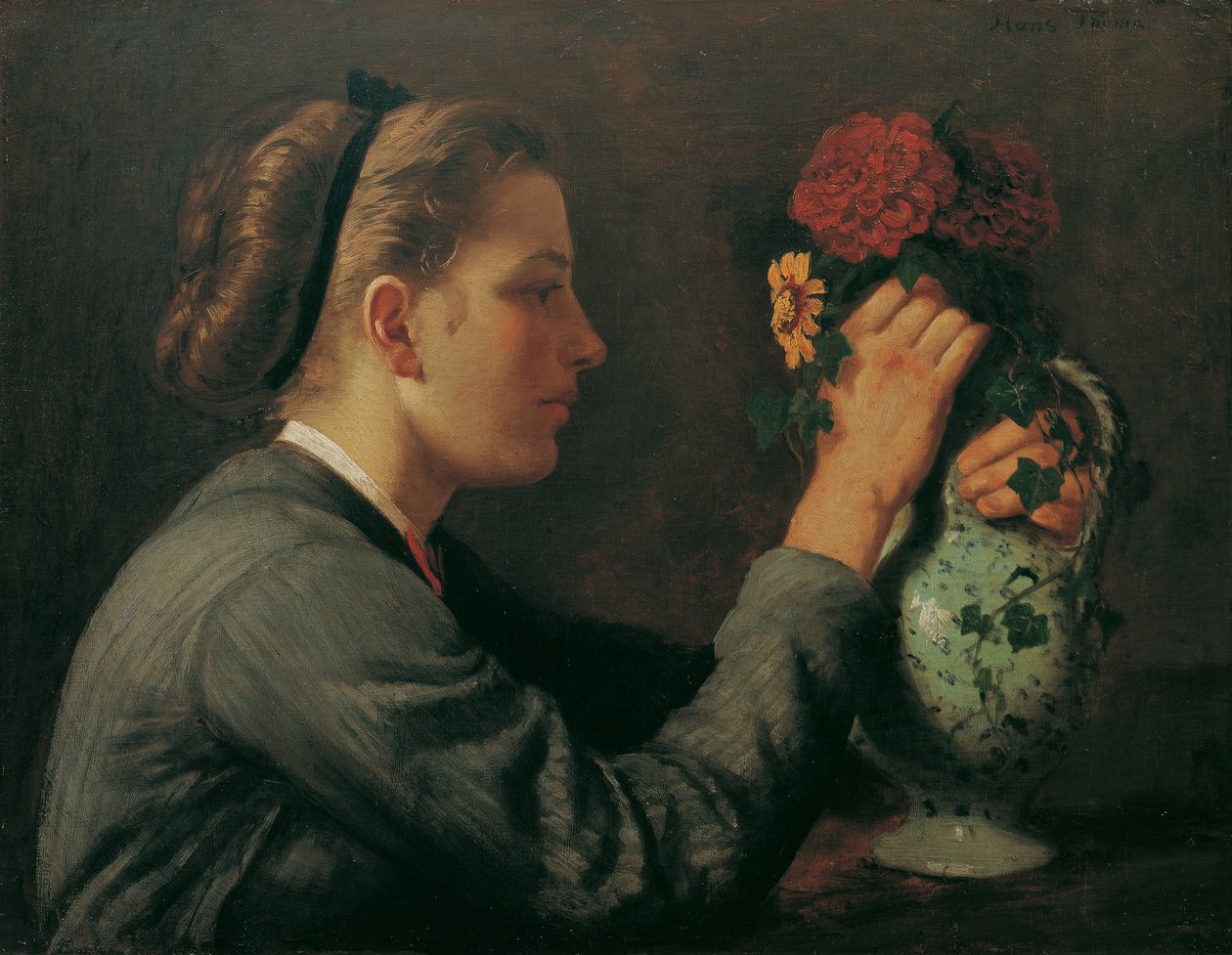 Agathe Thoma, kunstnerens søster af Hans Thoma