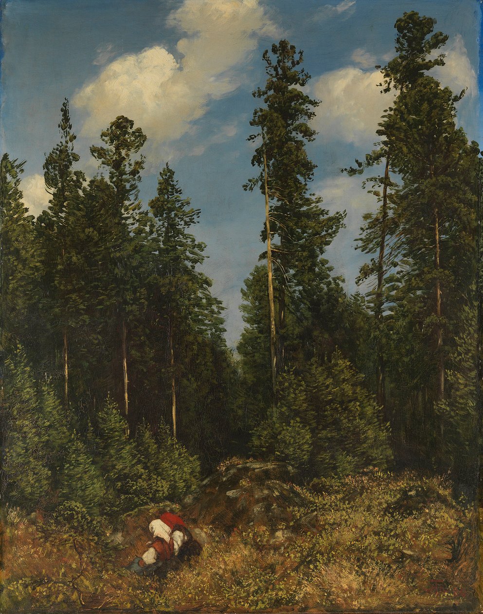 Schwarzwaldgraner (bærplukkere) af Hans Thoma
