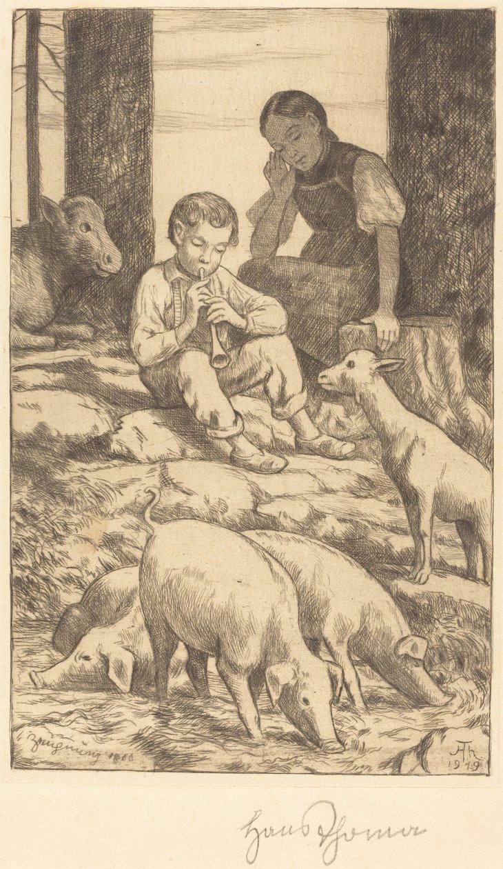 Pastoral af Hans Thoma