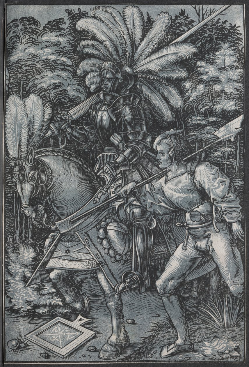 Ridderen og Lansquenet, ca. 1512. af Hans Wechtlin