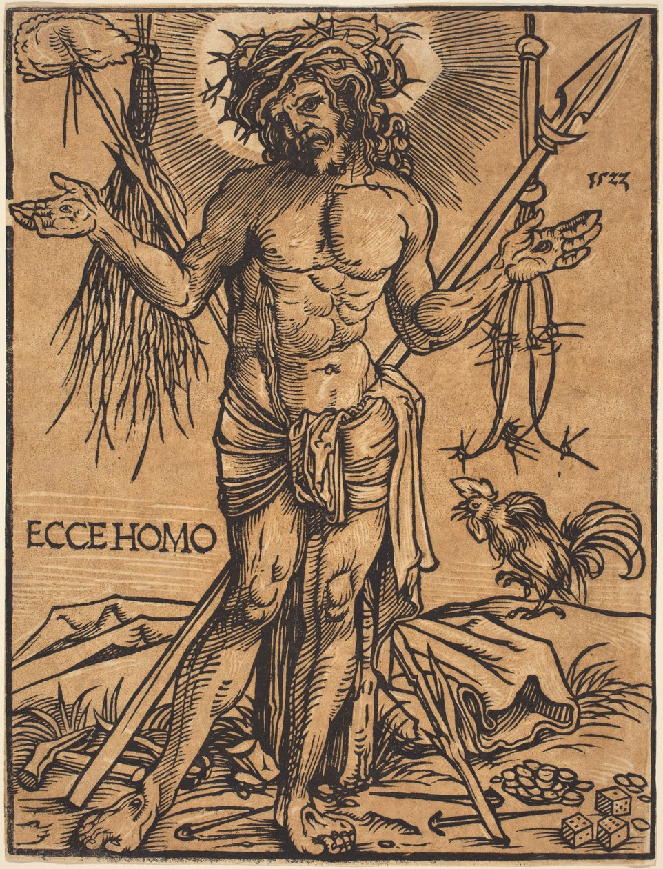 Sorgernes mand stående af Hans Weiditz, II