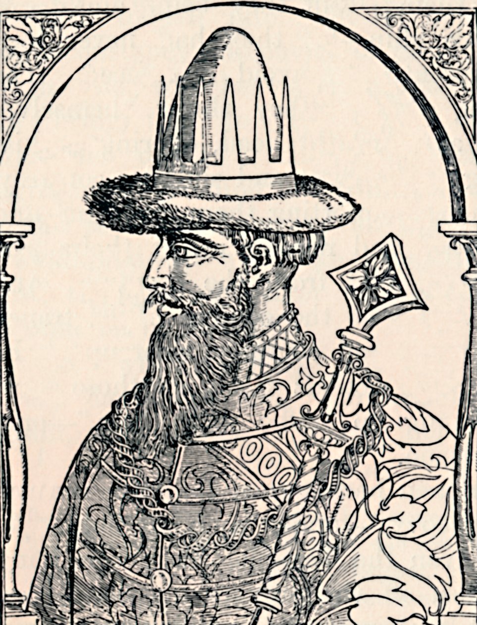 Czar Ivan den Forfærdelige, 1590, 1903 af Hans Wengel