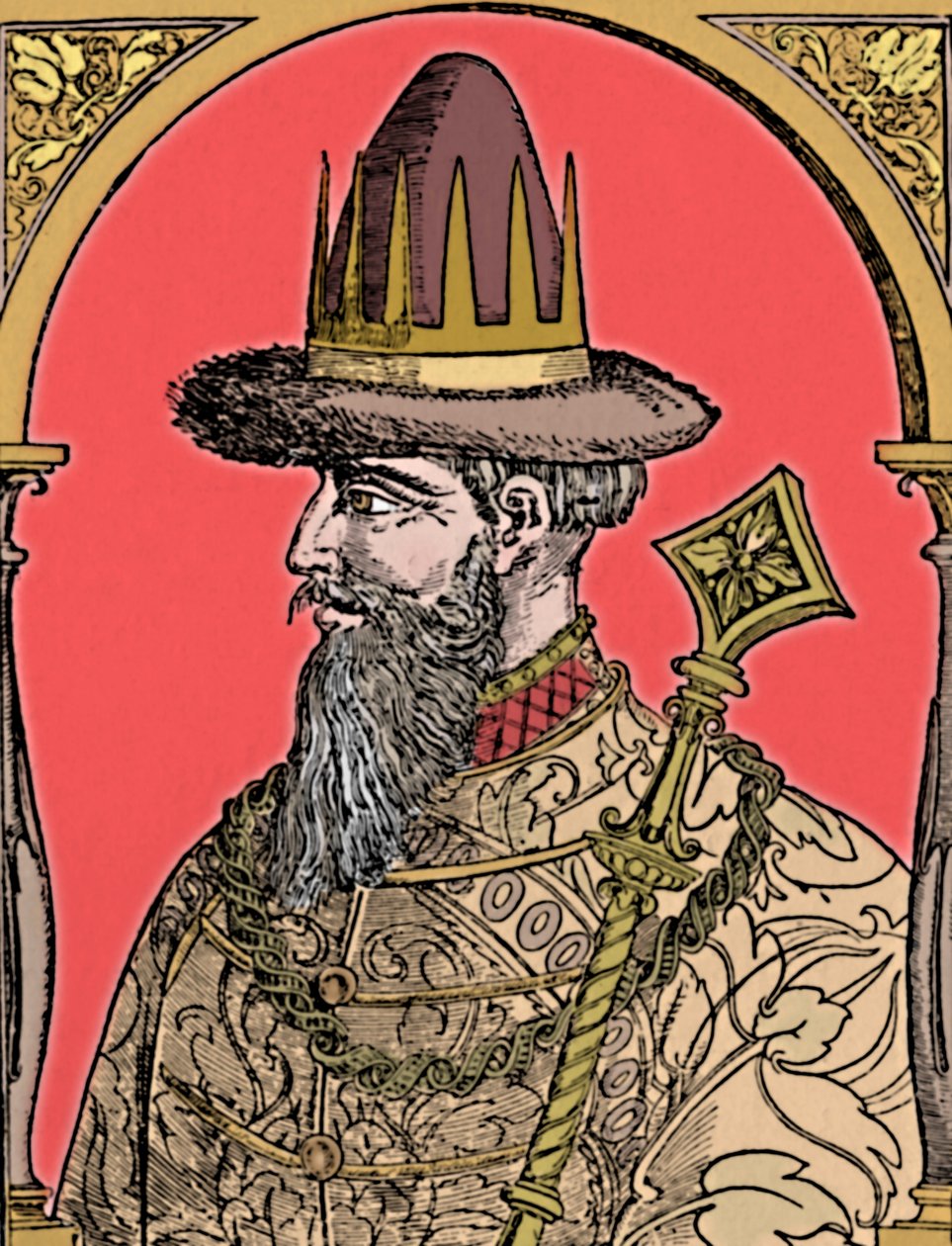 Czar Ivan den Forfærdelige, 1590, 1903 af Hans Wengel