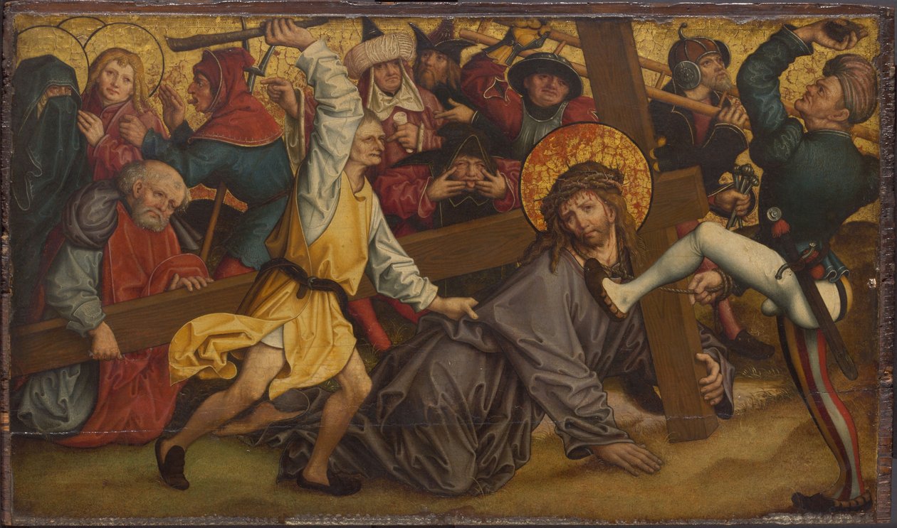 Kristus bærer korset af Hans or Johan Maler