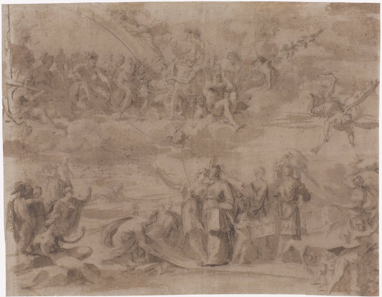 Allegorisk fremstilling af Hans von Aachen (possibly)