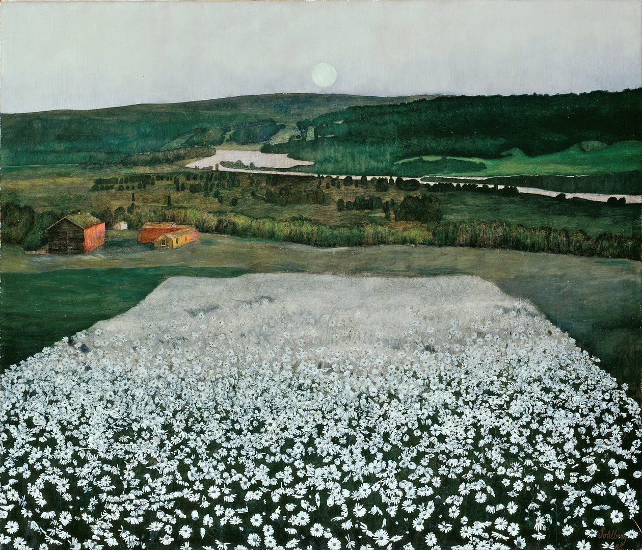 Blomstereng i Norden af Harald Oscar Sohlberg