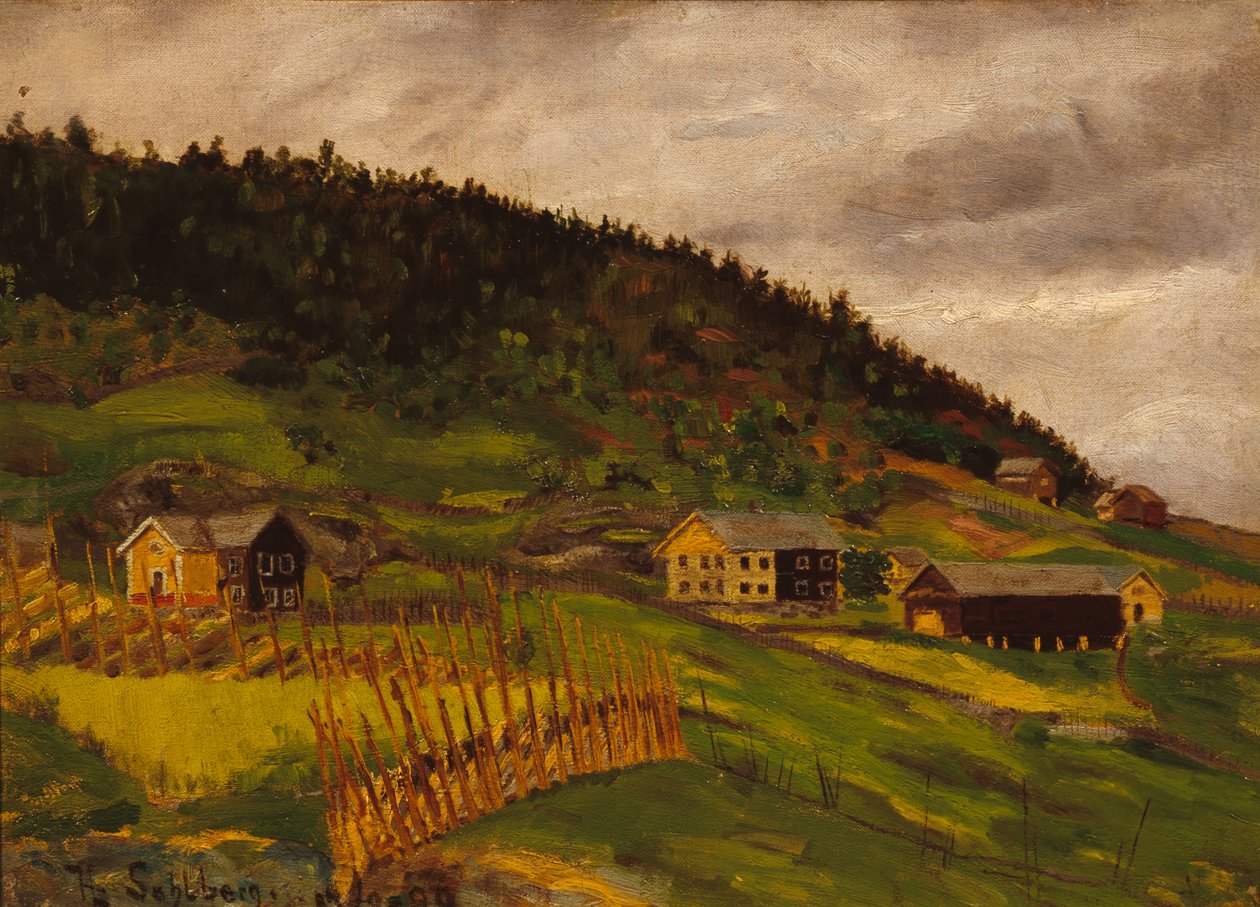 Fra Hegge i Valdres af Harald Oscar Sohlberg