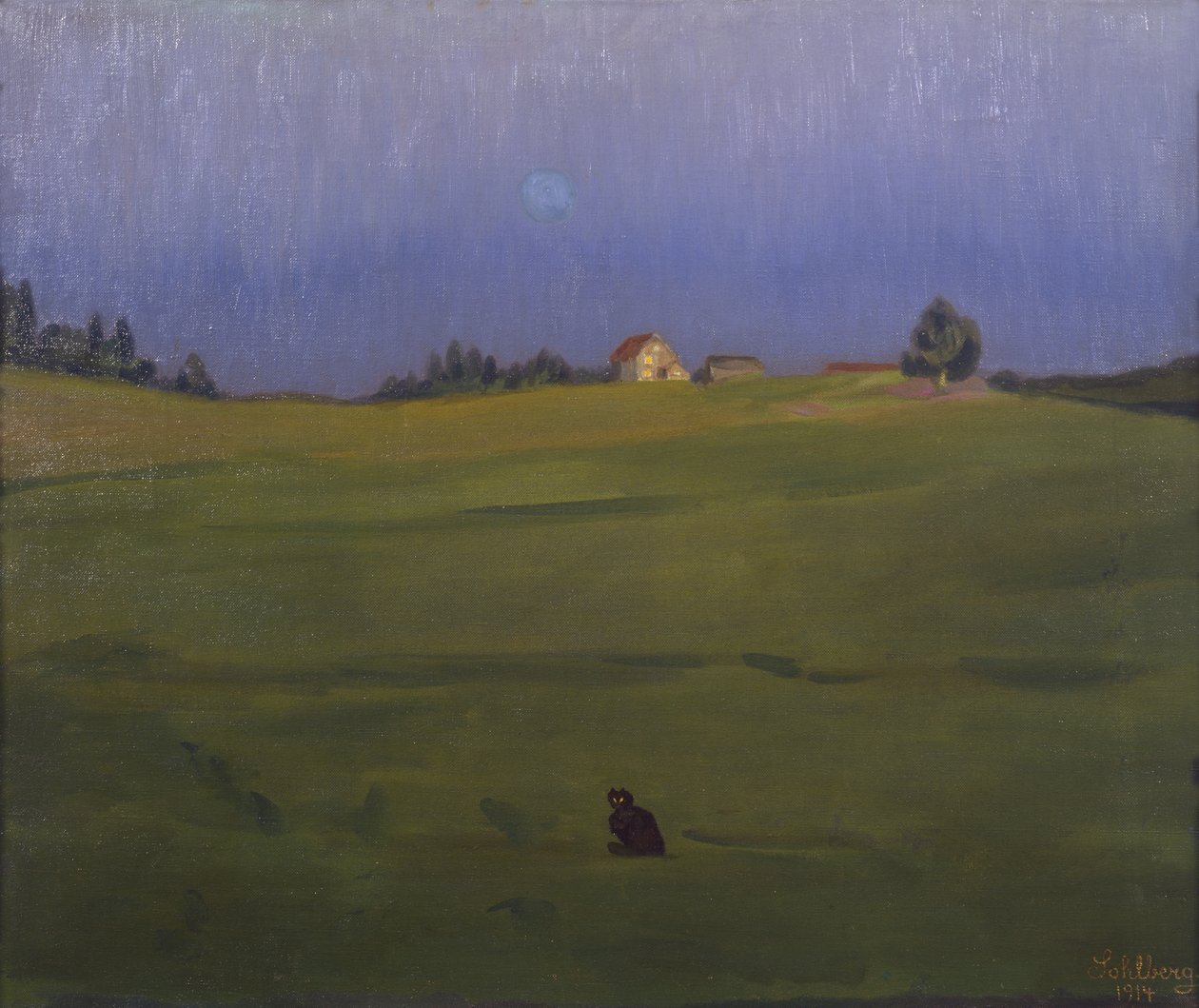 Fra Hogsvedt i Ås af Harald Oscar Sohlberg