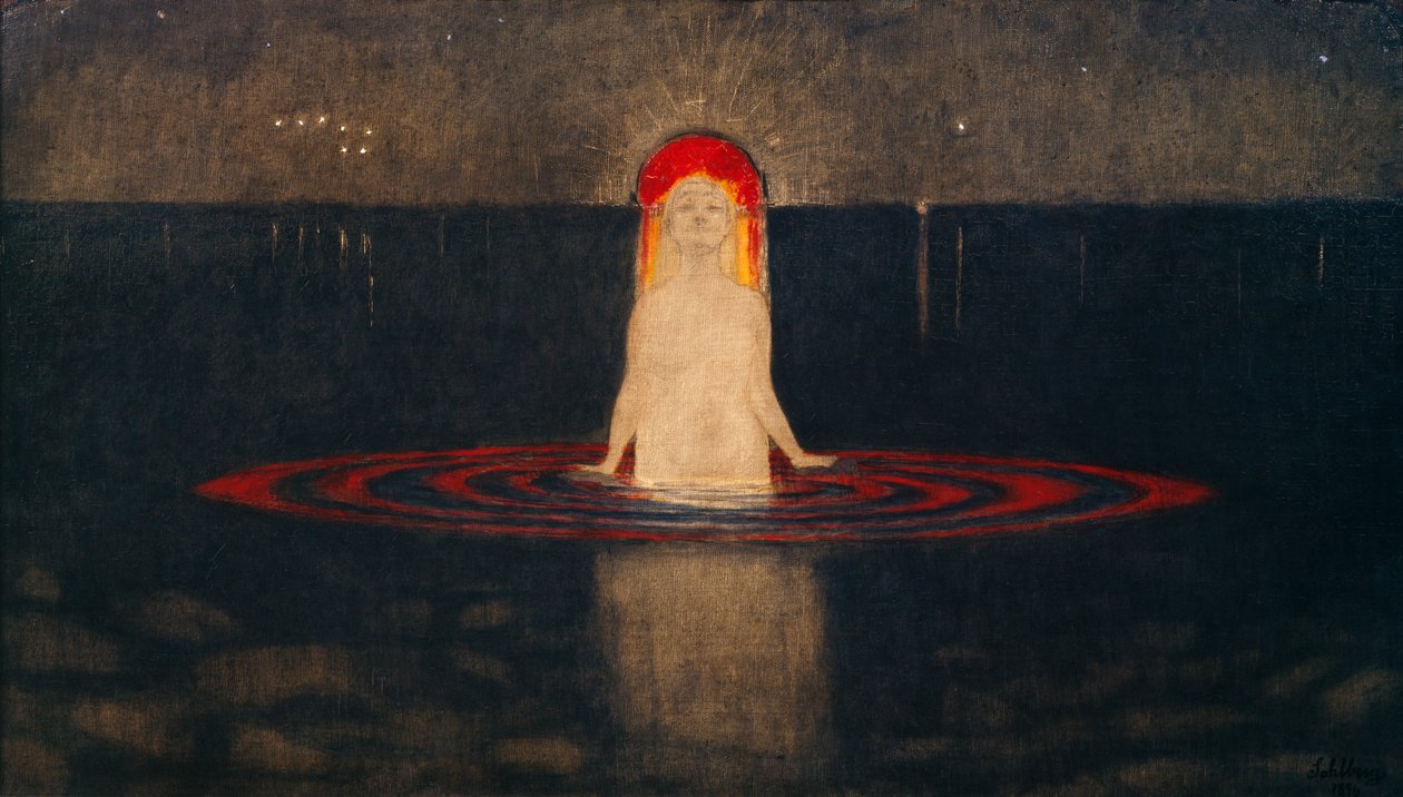 Havfrue af Harald Oscar Sohlberg