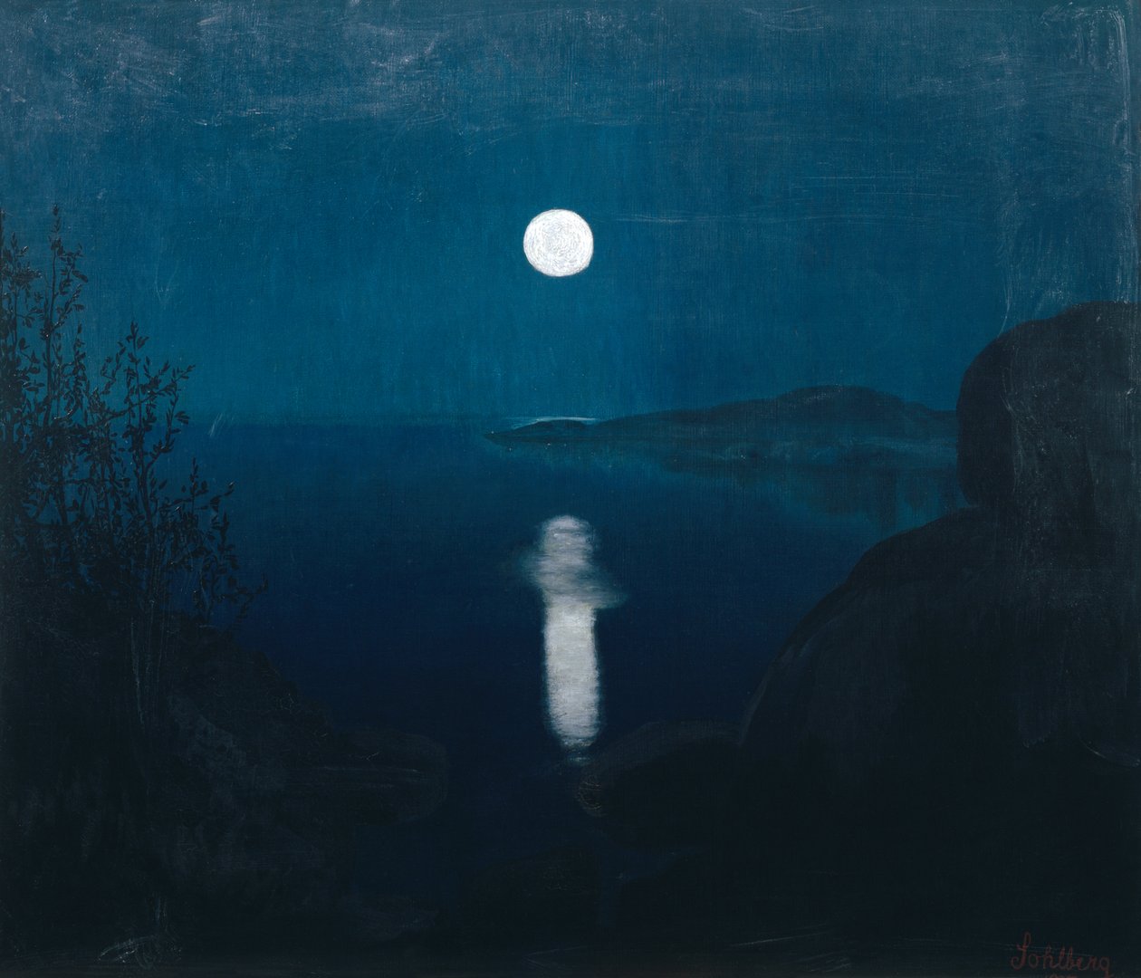 Måneskin af Harald Oscar Sohlberg