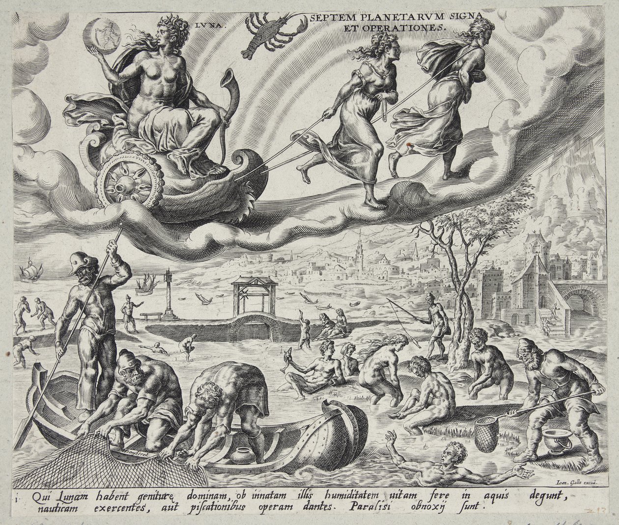 Luna, månen af Harmen Jansz. Muller