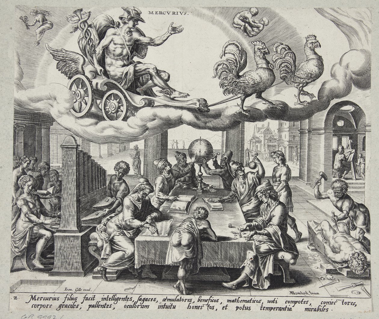 Merkur af Harmen Jansz. Muller