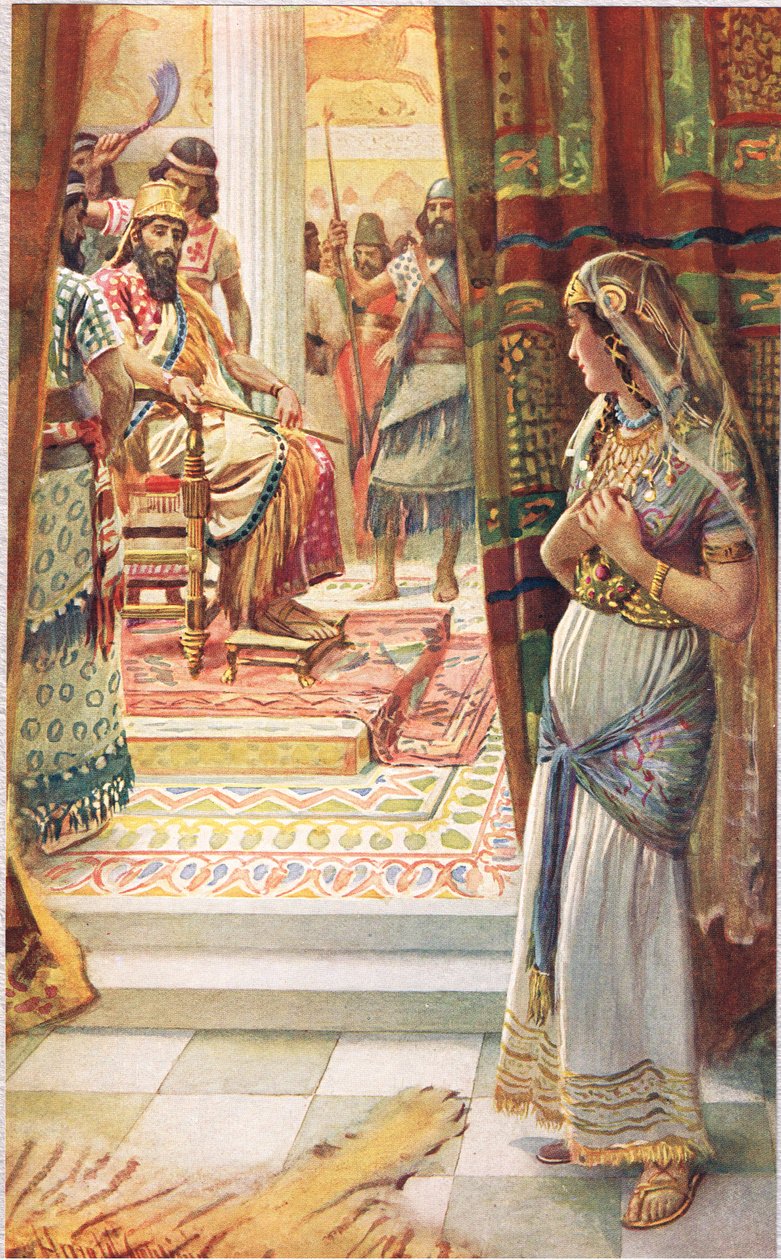 Esther, illustration fra 