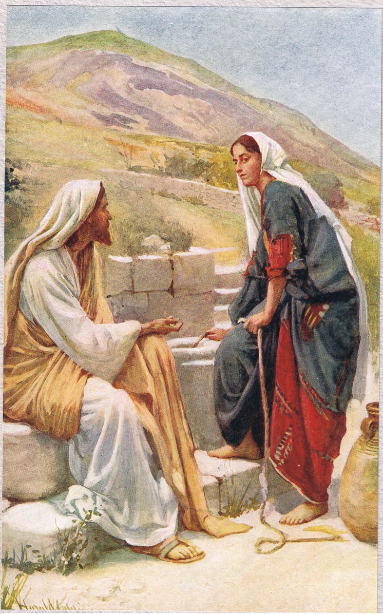 Woman of Samaria, illustration fra 