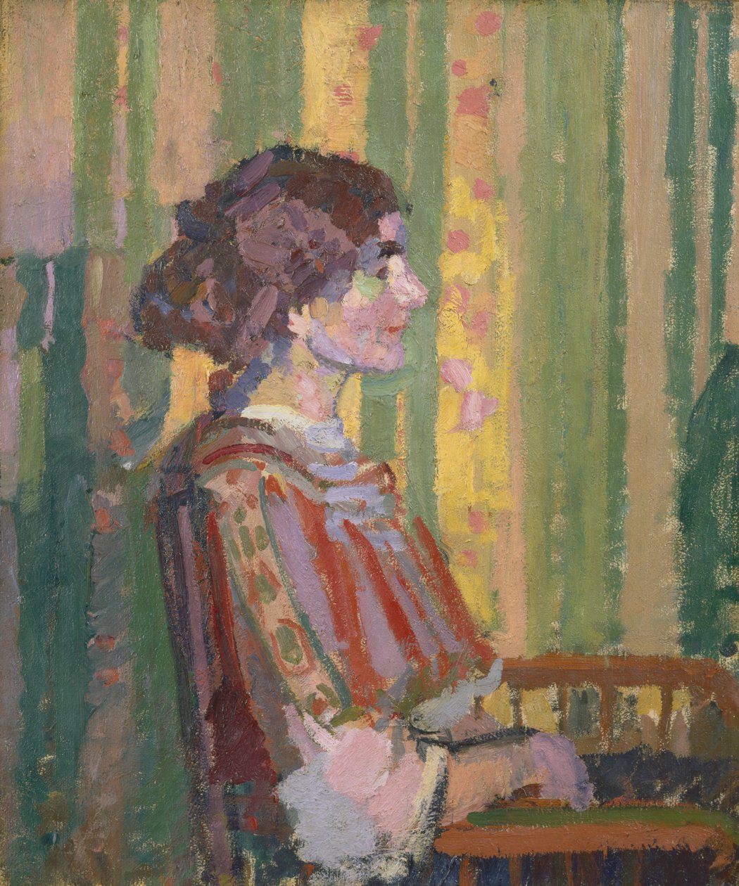 Stanislawa de Karlowska (fru Robert Bevan) af Harold Gilman