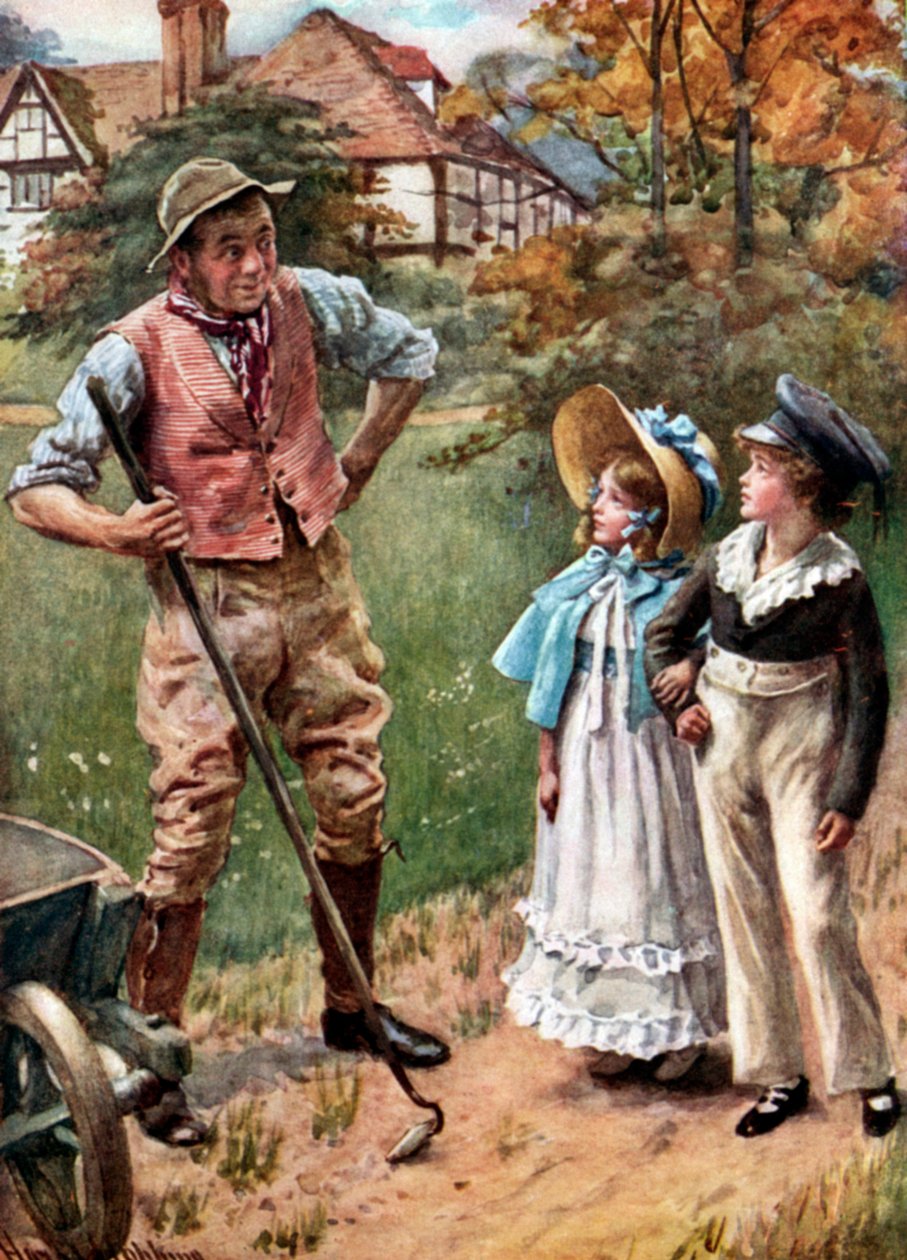 Charles Dickens s The Holly Tree af Harold Copping