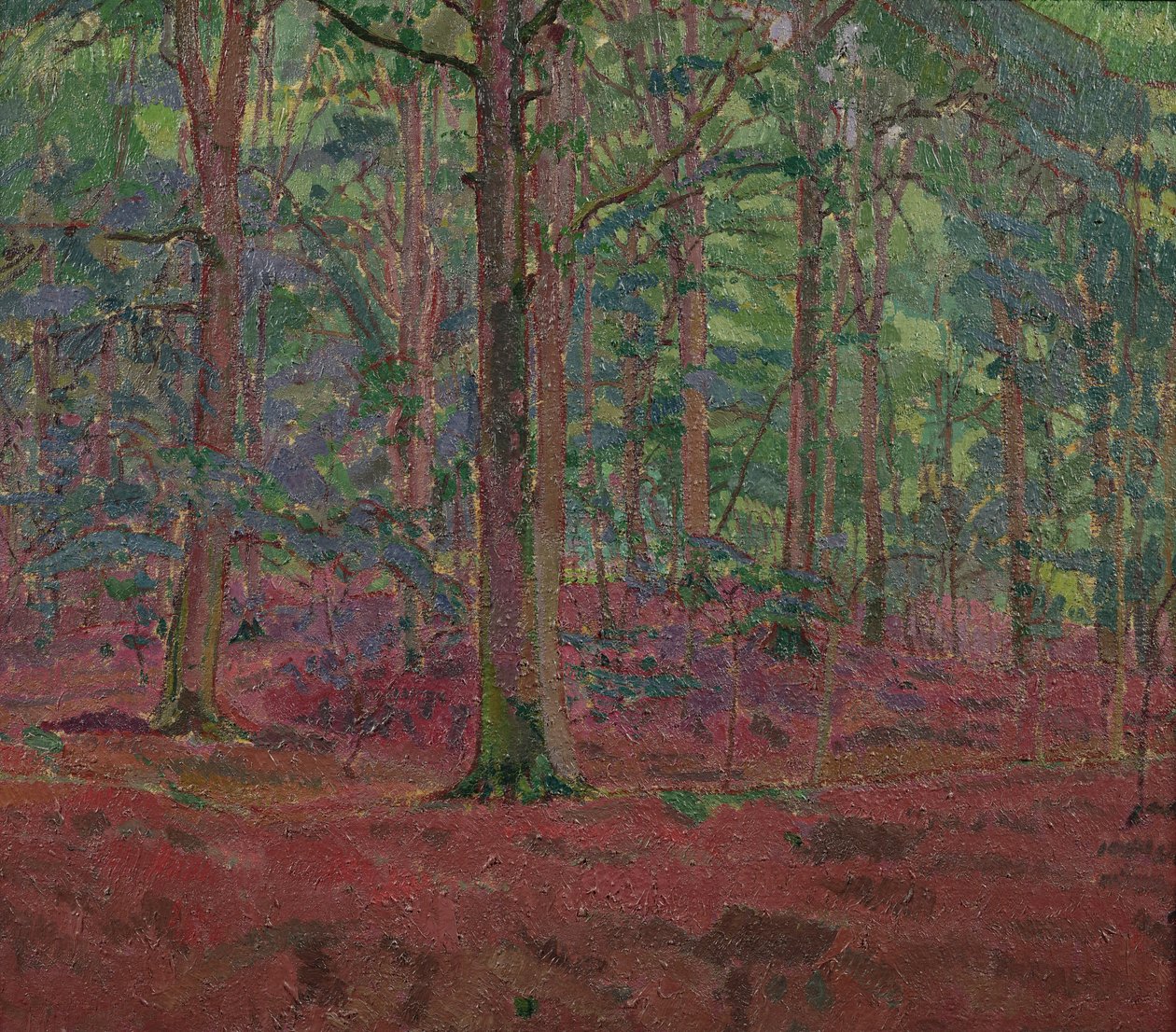 En bøgeskov af Harold Gilman