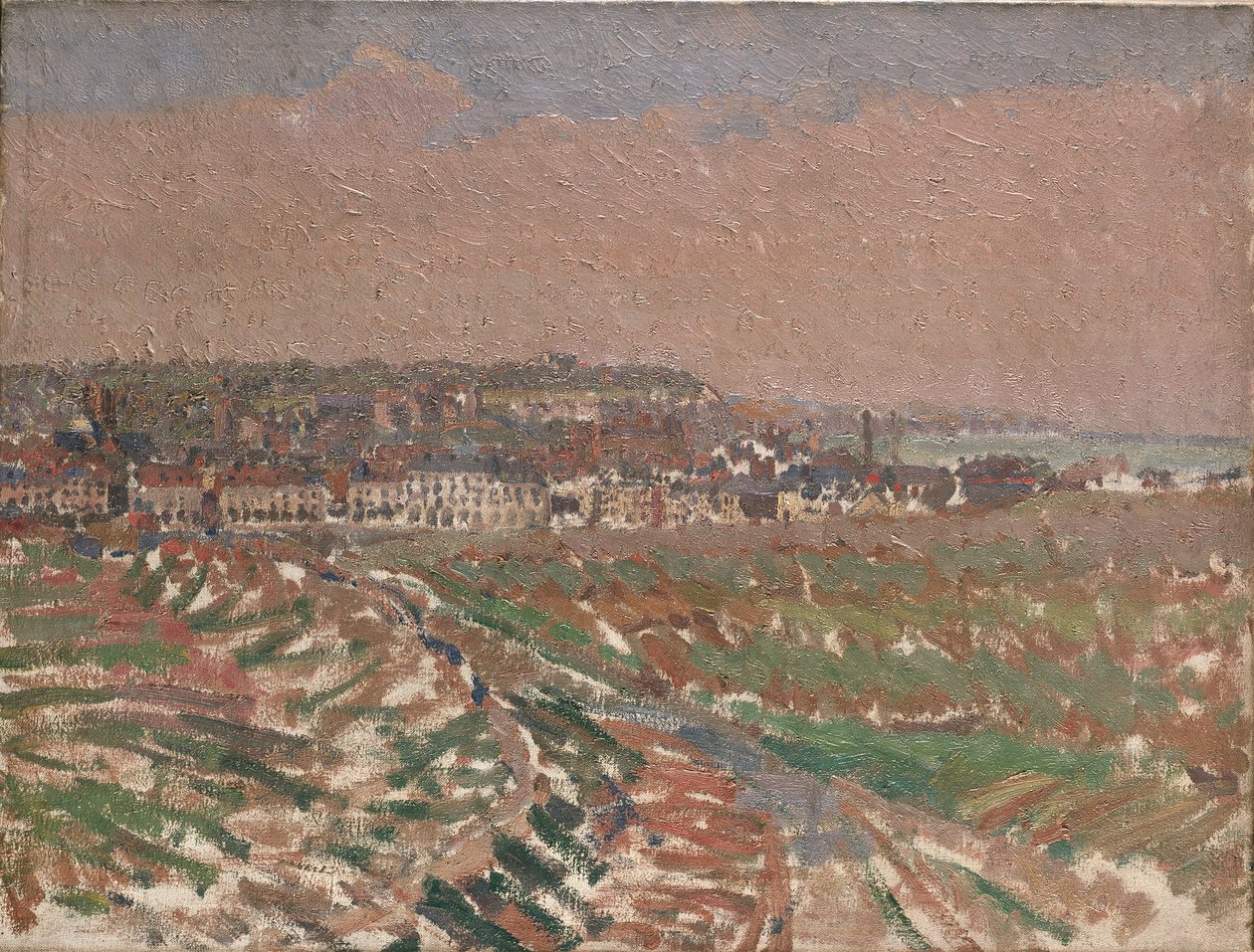 Dieppe fra Vesten, 1910-1911 af Harold Gilman