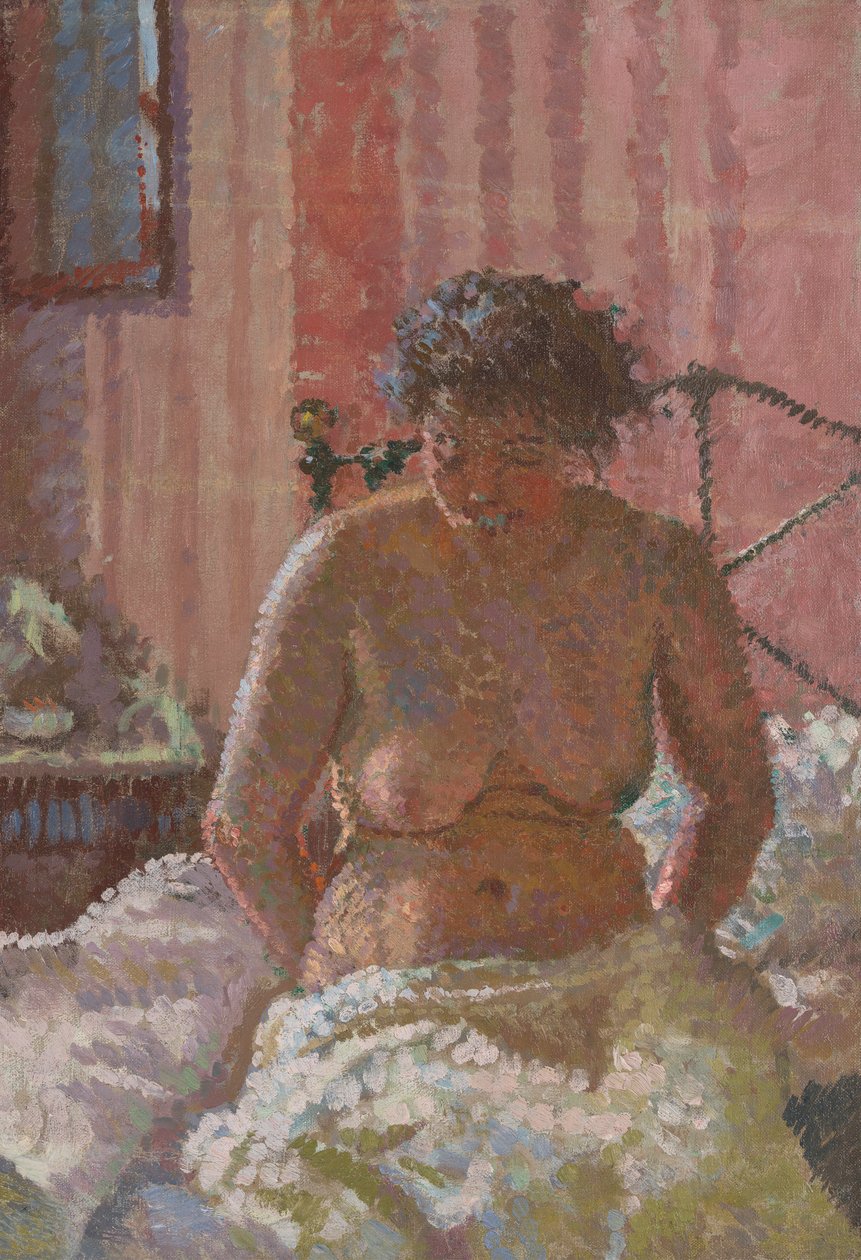 Nøgen i et interiør af Harold Gilman