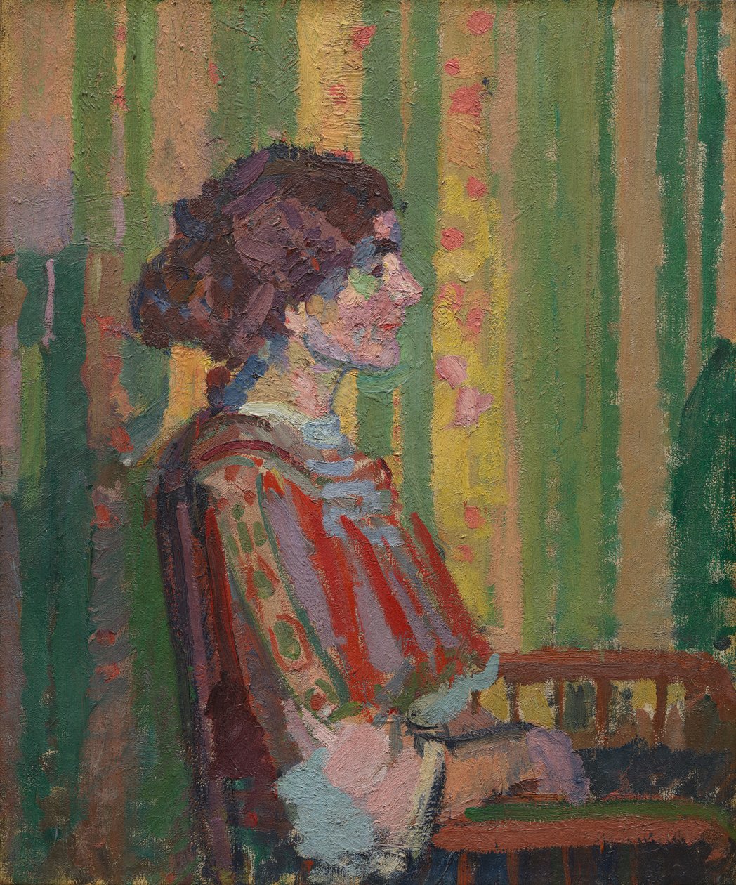 Stanislava de Karlowska (Fru Robert Bevan) af Harold Gilman