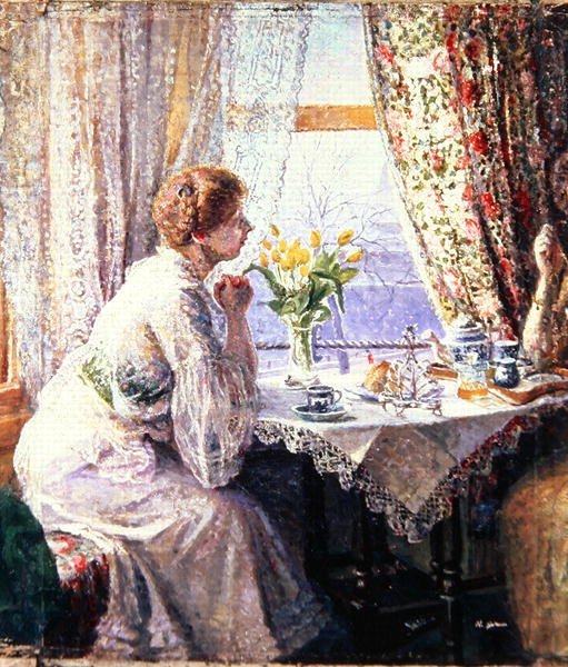 Morgenbordet af Harold Gilman