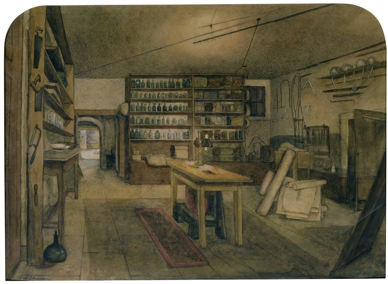 Faradays elektromagnetiske laboratorium, 1852 af Harriet Jane Moore