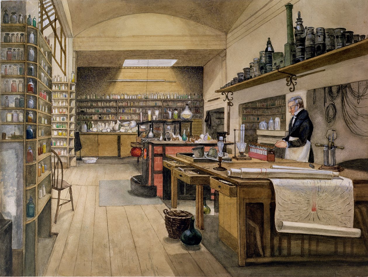 Sergent Anderson i Basement Laboratory, 1852 af Harriet Jane Moore