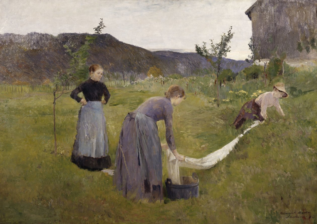 Blegning Linned af Harriet Backer